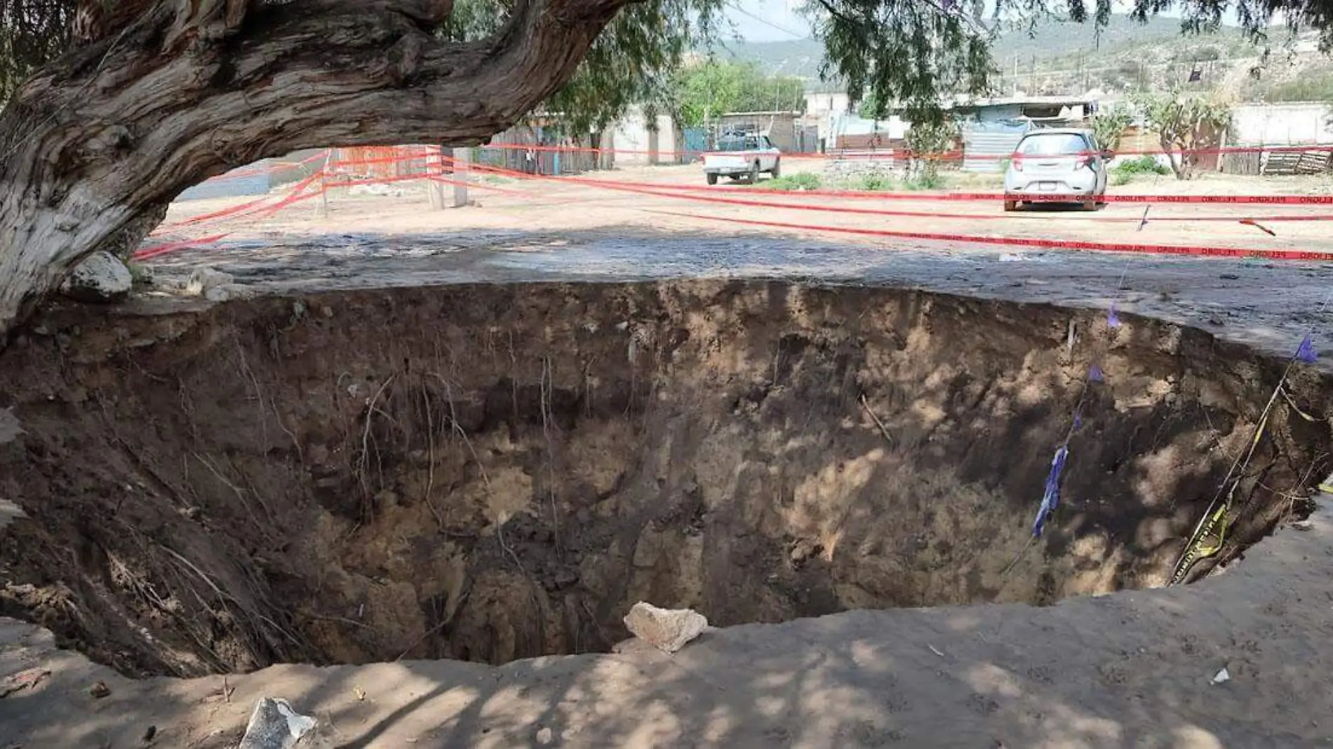 socavón en tehuacna